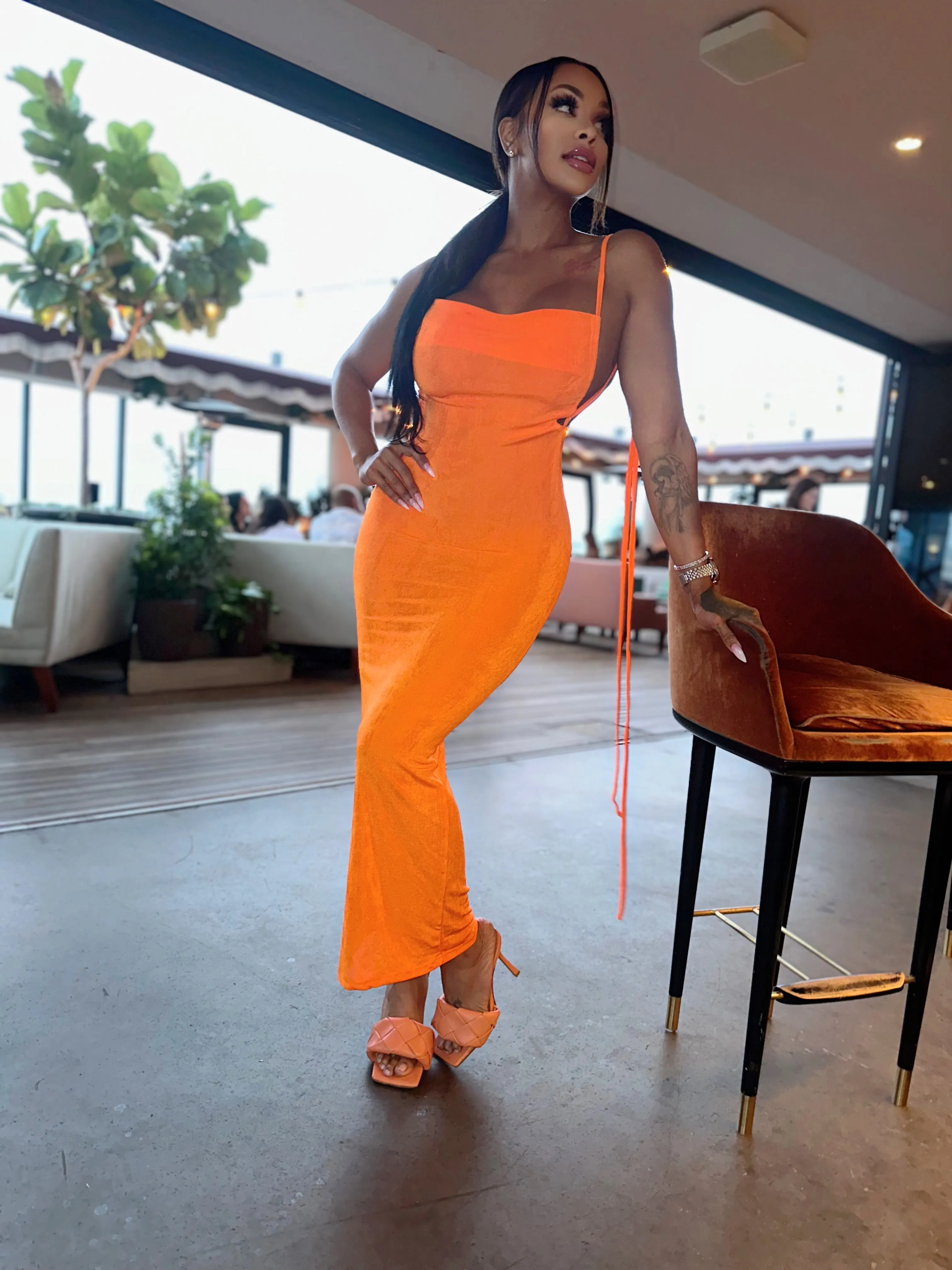 Tangerine Dream Maxi Dress