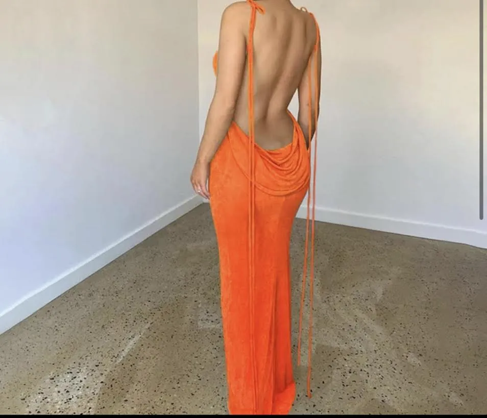Tangerine Dream Maxi Dress