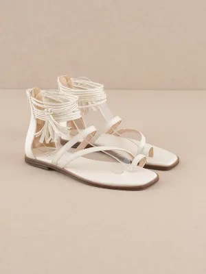 The Abril | Scrappy Ankle Wrap Sandal