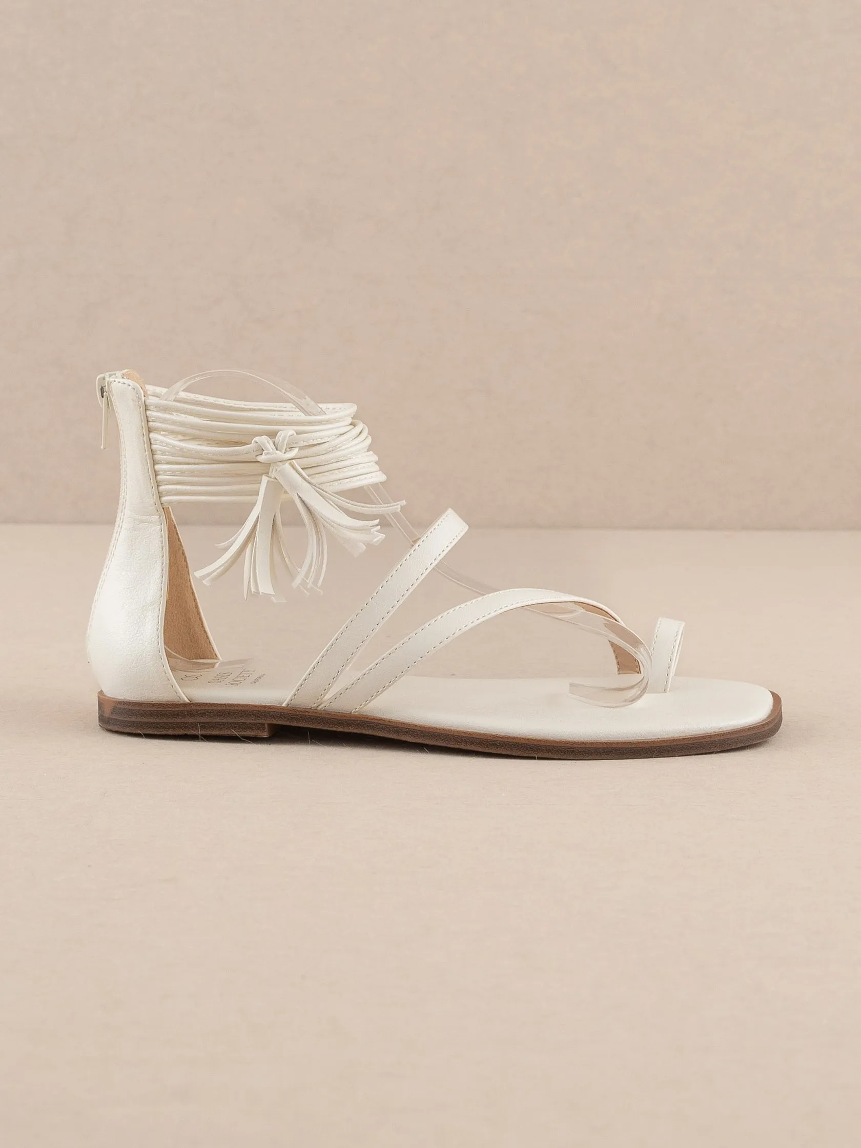 The Abril | Scrappy Ankle Wrap Sandal