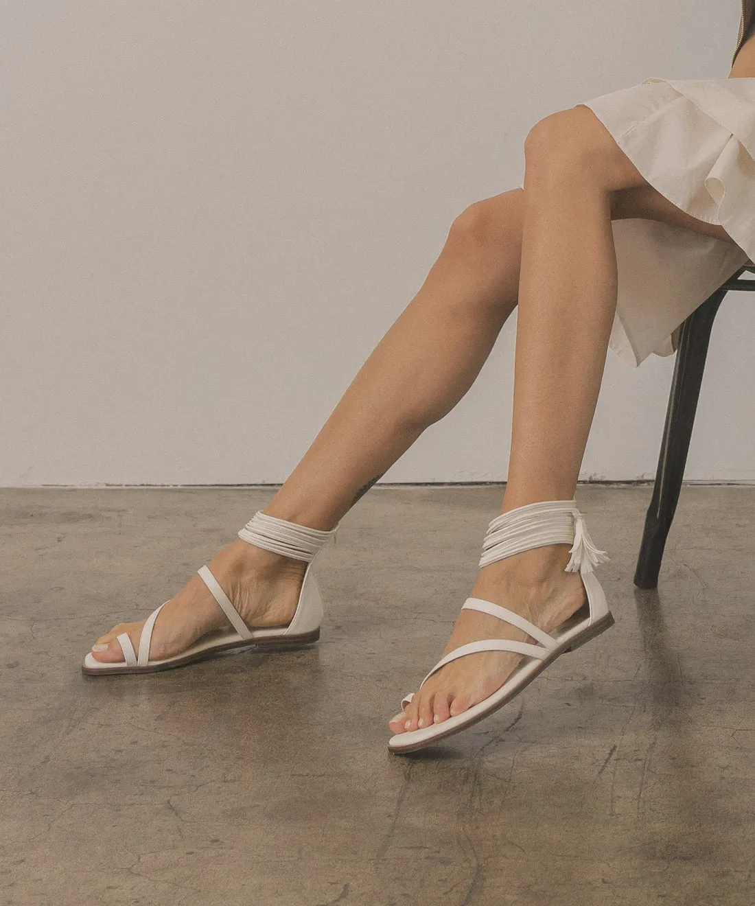 The Abril | Scrappy Ankle Wrap Sandal