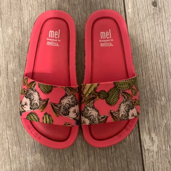 Toddler girls 11, Pink Mini Melissa sandals