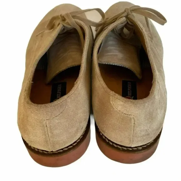 Tommy Hilfiger men’s 11M tan suede Oxford‎ shoes