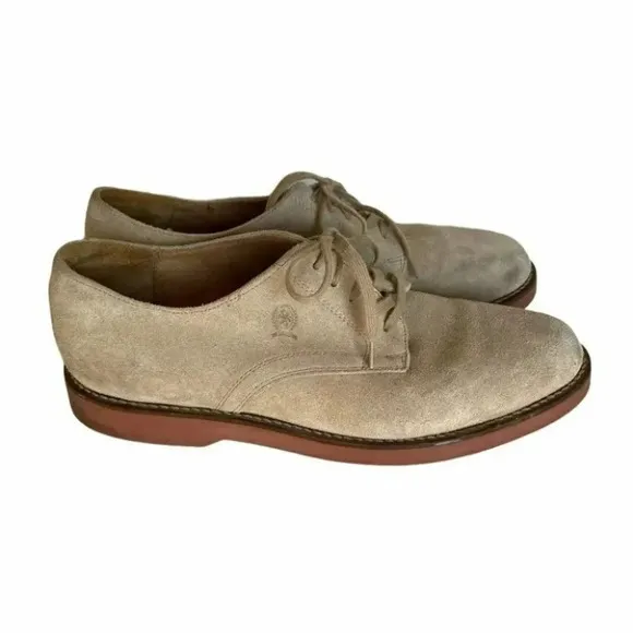 Tommy Hilfiger men’s 11M tan suede Oxford‎ shoes