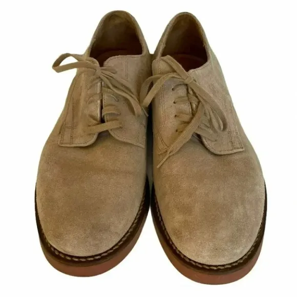 Tommy Hilfiger men’s 11M tan suede Oxford‎ shoes