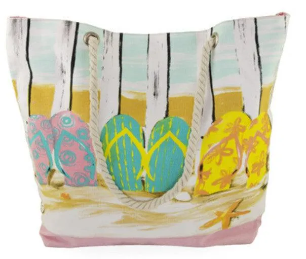 Tote Bag Flip Flops