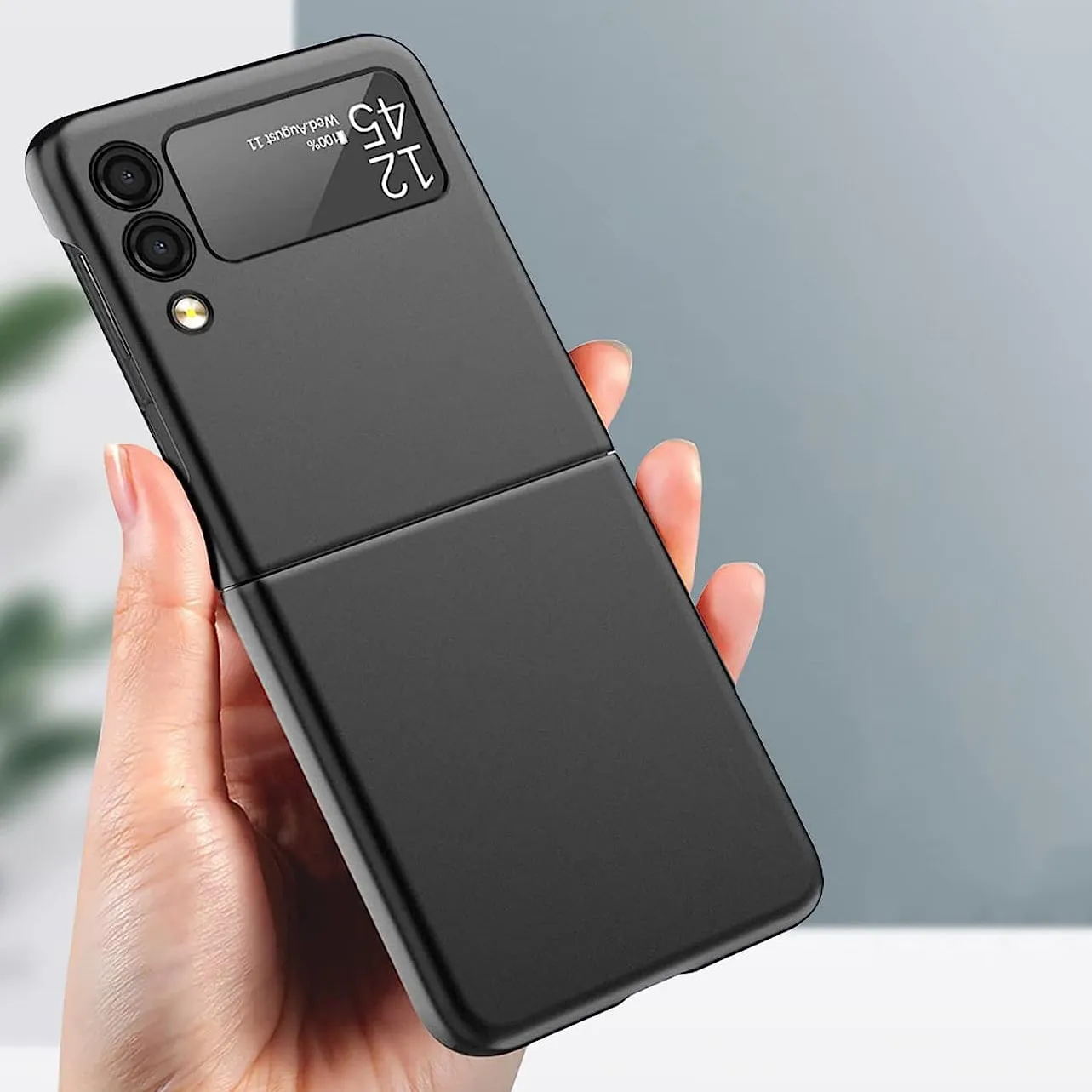 Twarde Etui Obudowa Hard Case do Samsung Z Flip 3 - Różowy
