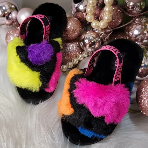 Ugg Fluff Yeah Toddler slippers Brand New