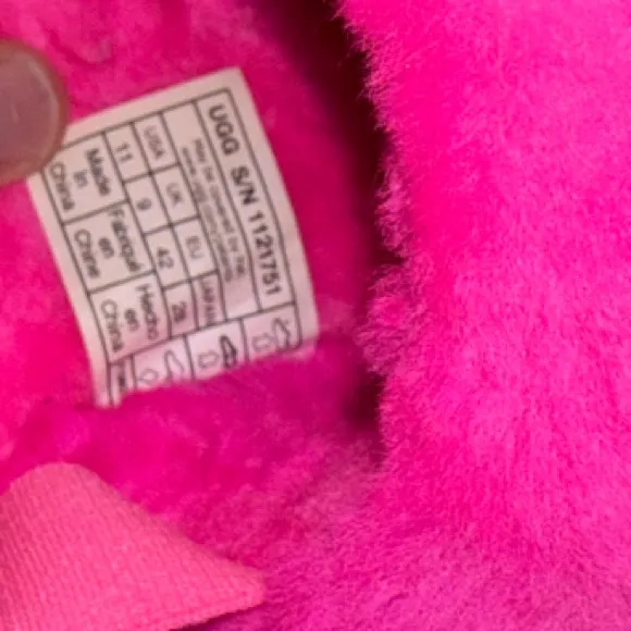 UGG Super Fluff Pink Slippers