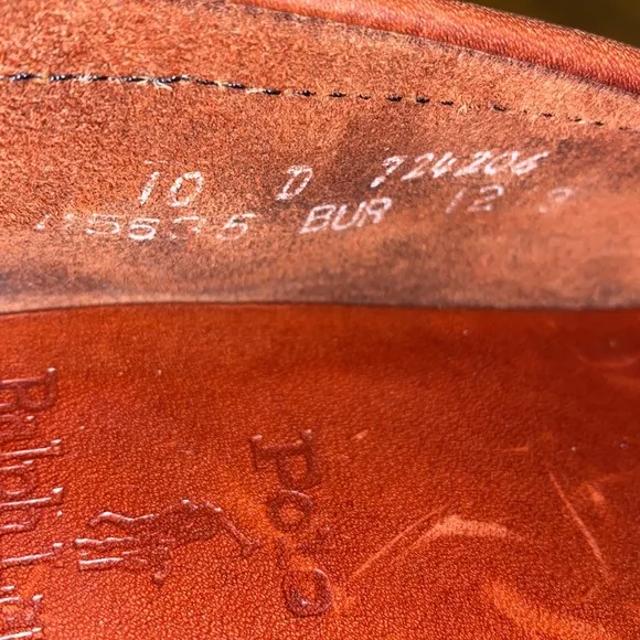 Vintage Polo Ralph Lauren Brown Leather Penny Loafers Men’s 10 D Made In USA