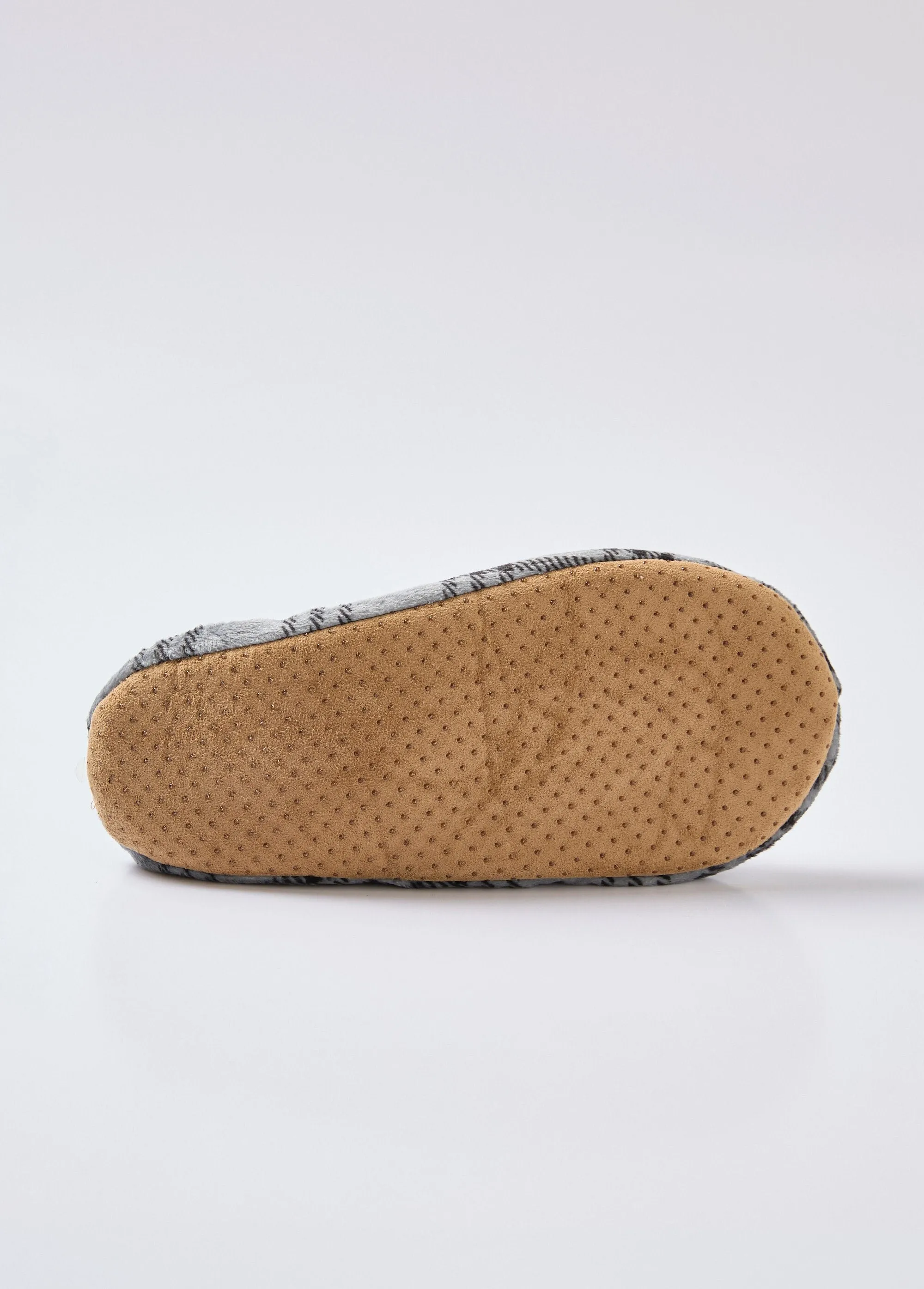 Warm Sherpa-lined slippers