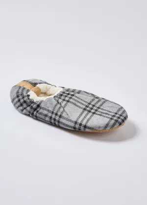 Warm Sherpa-lined slippers