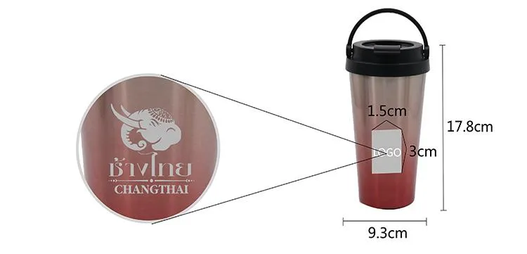 Water Bottle with Carrying Handle and Flip-Top Lid