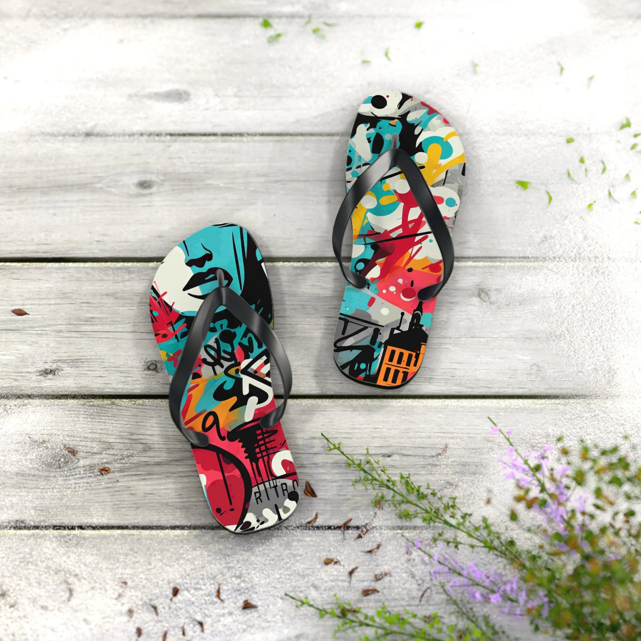 WaveWalks Flip Flops - Trendy Summer Footwear for Beach and Casual Outings