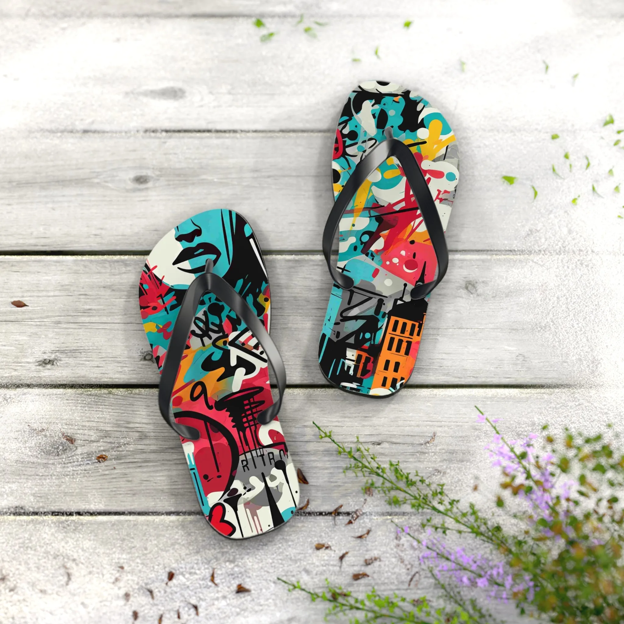 WaveWalks Flip Flops - Trendy Summer Footwear for Beach and Casual Outings