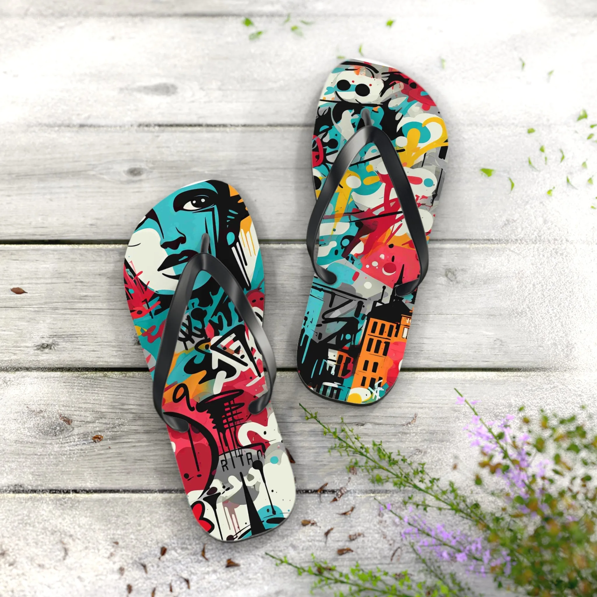 WaveWalks Flip Flops - Trendy Summer Footwear for Beach and Casual Outings