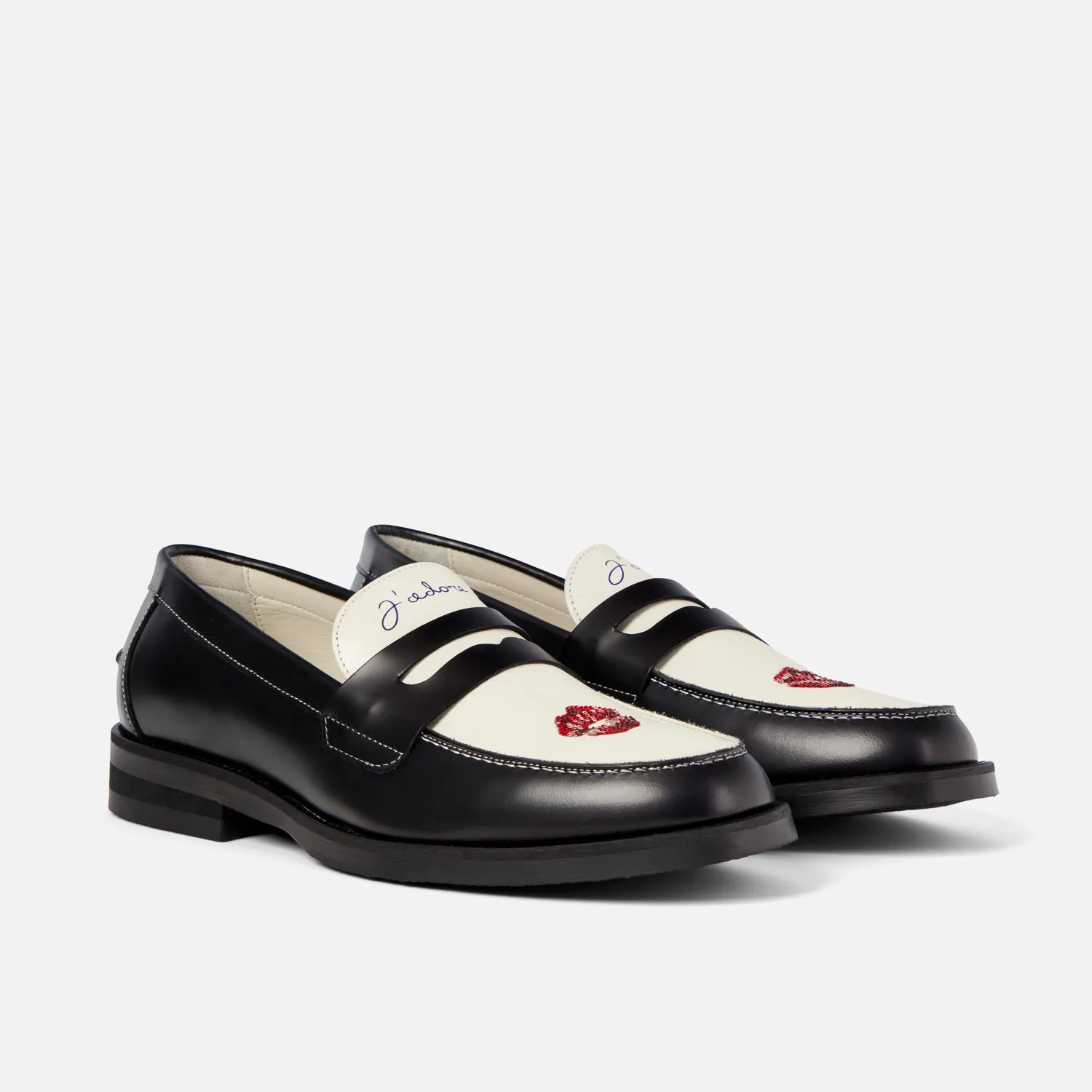 Wilde Swarovski Crystals Kiss Penny Loafer - Men's