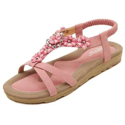 women sandals gladiator sandals women shoes Bohemia flat shoes sandalias mujer ladies shoes flip flops DT239