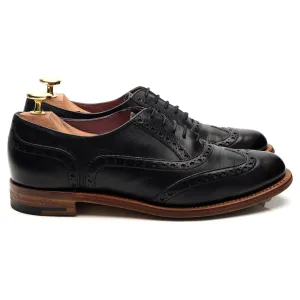 Women's 'Freya' Black Leather Oxford Brogues UK 4 D