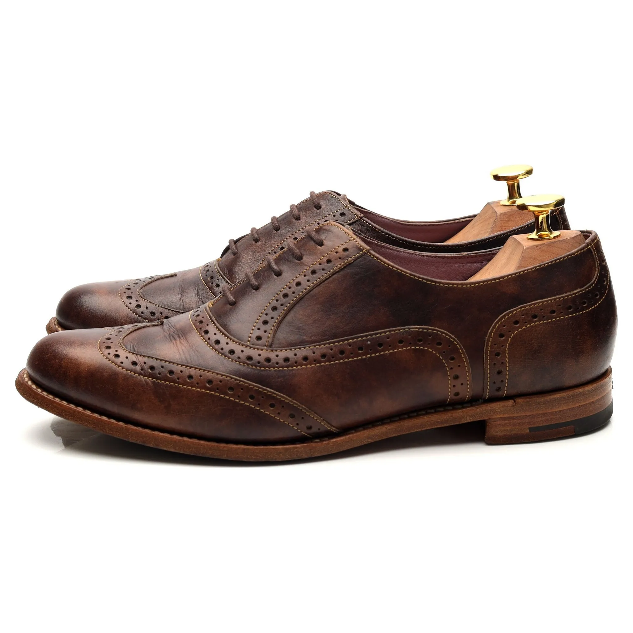 Women's 'Freya' Brown Leather Oxford Brogues UK 6.5 D