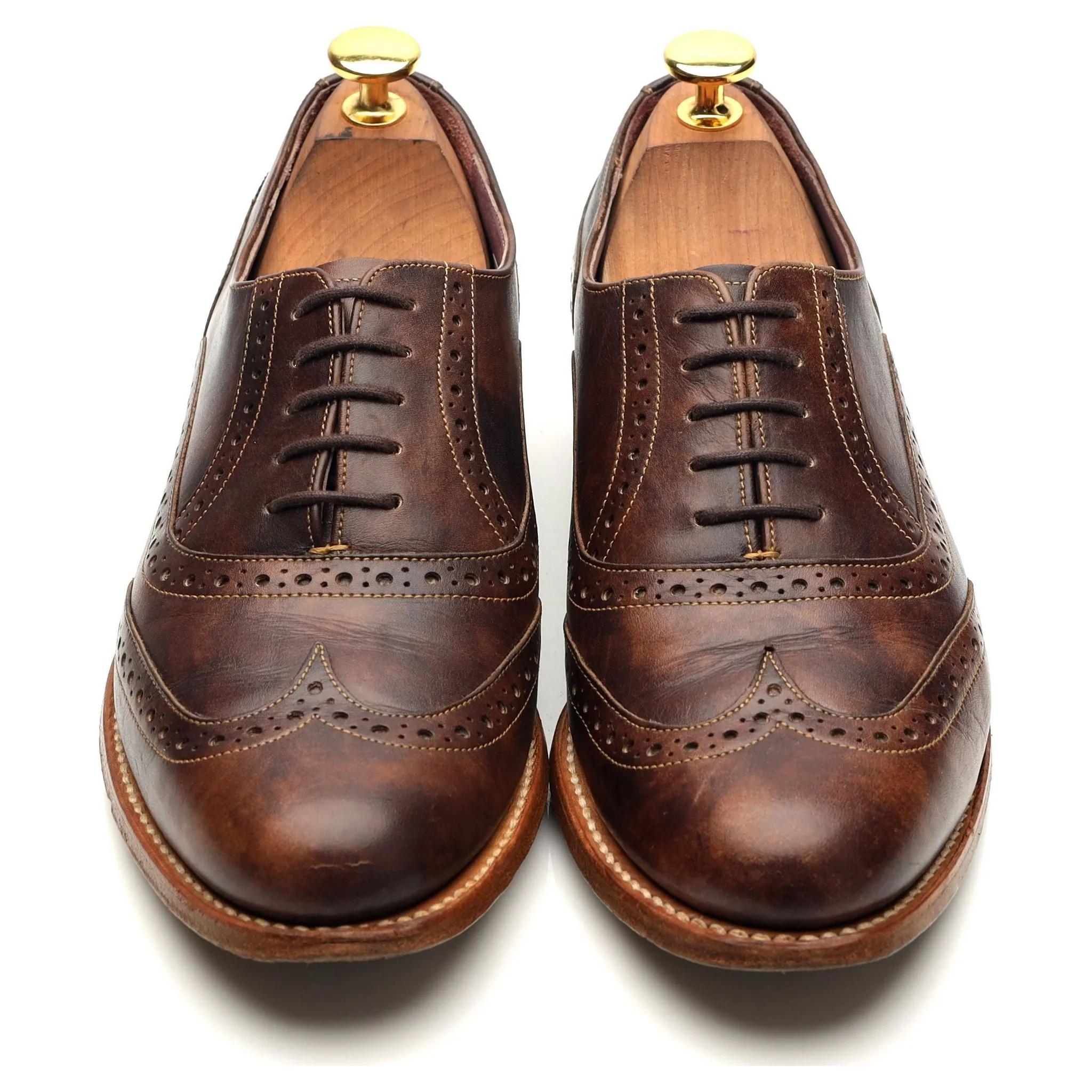 Women's 'Freya' Brown Leather Oxford Brogues UK 6.5 D