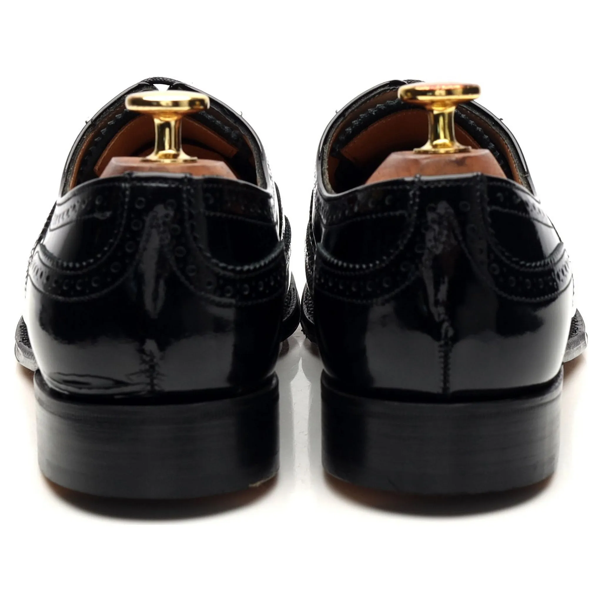 Women's 'Maisie' Black Patent Leather Oxford Brogue UK 4.5 D