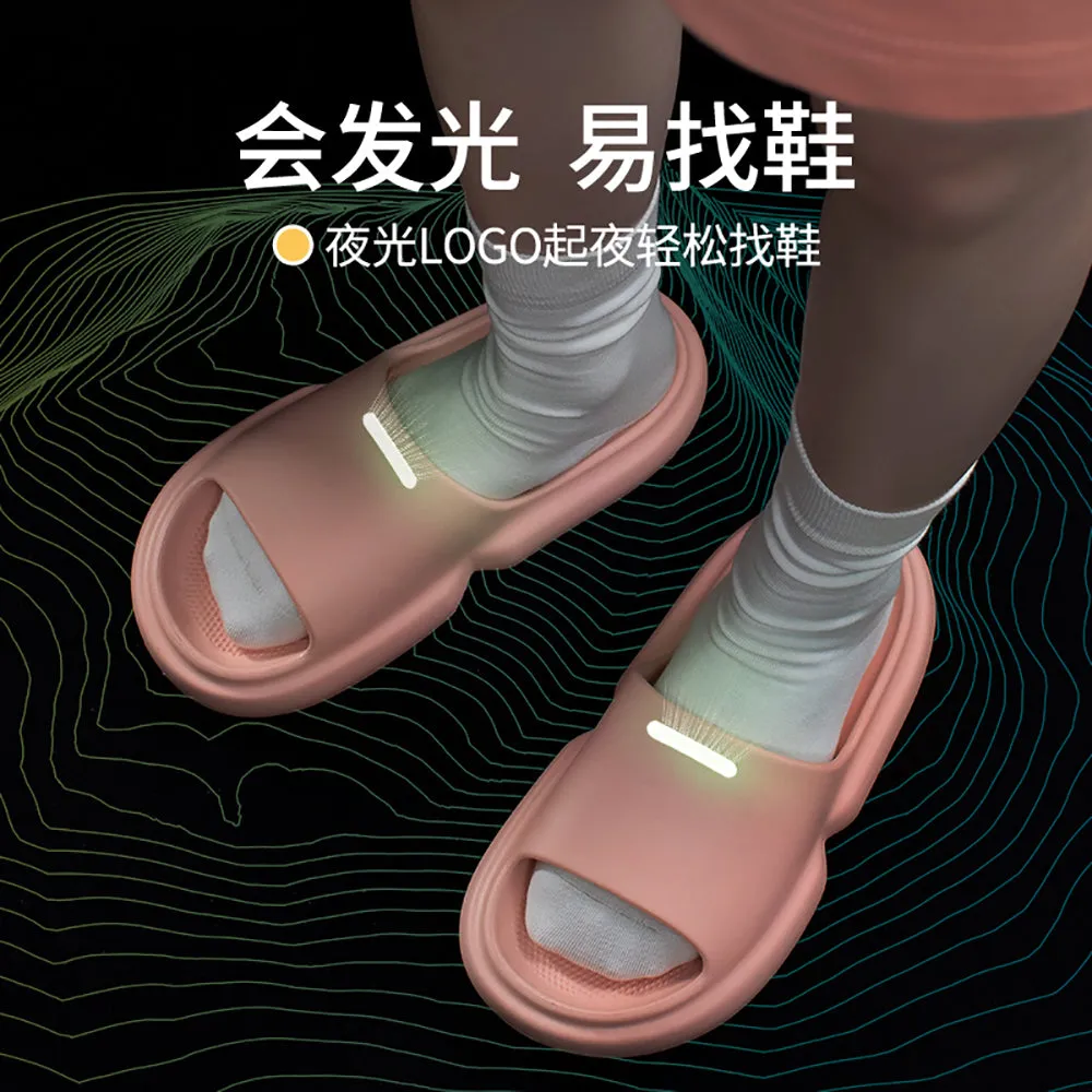 YouDiao Bathroom Anti-Slip Slippers - Sakura Pink, Size 39-40