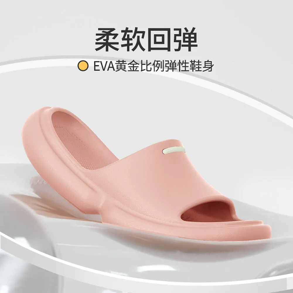 YouDiao Bathroom Anti-Slip Slippers - Sakura Pink, Size 39-40